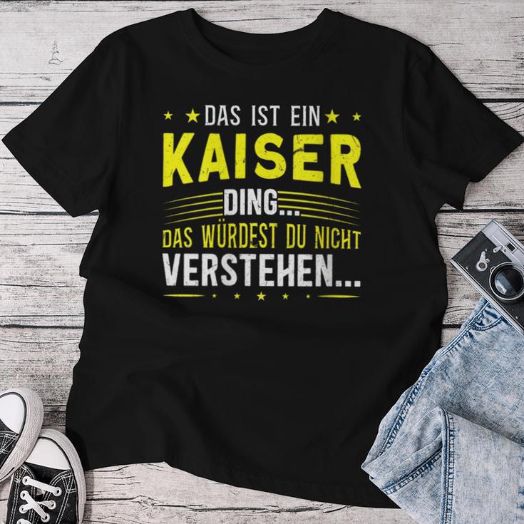 Women's With-Neck Das Ist Ein Kaiser Ding T-shirt Frauen Lustige Geschenke