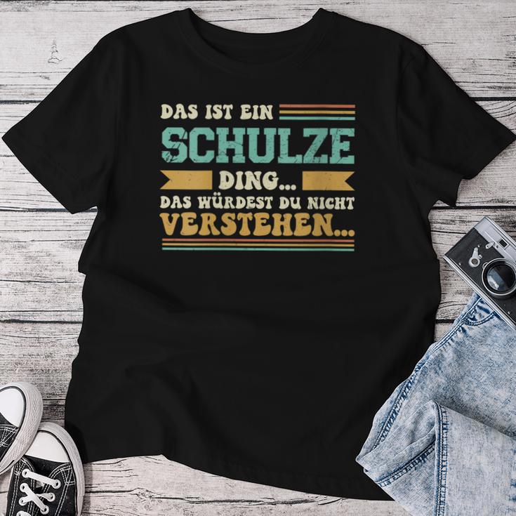 Women's With-Neck Das Ist Ein Schulze Ding T-shirt Frauen Lustige Geschenke