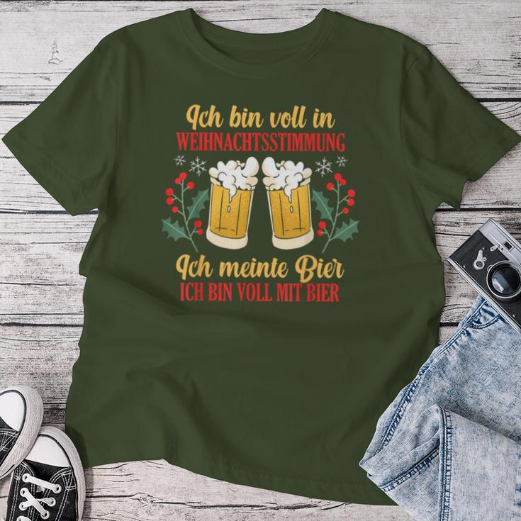 Christmas Beer Drunken Santa Claus T-shirt Frauen Lustige Geschenke