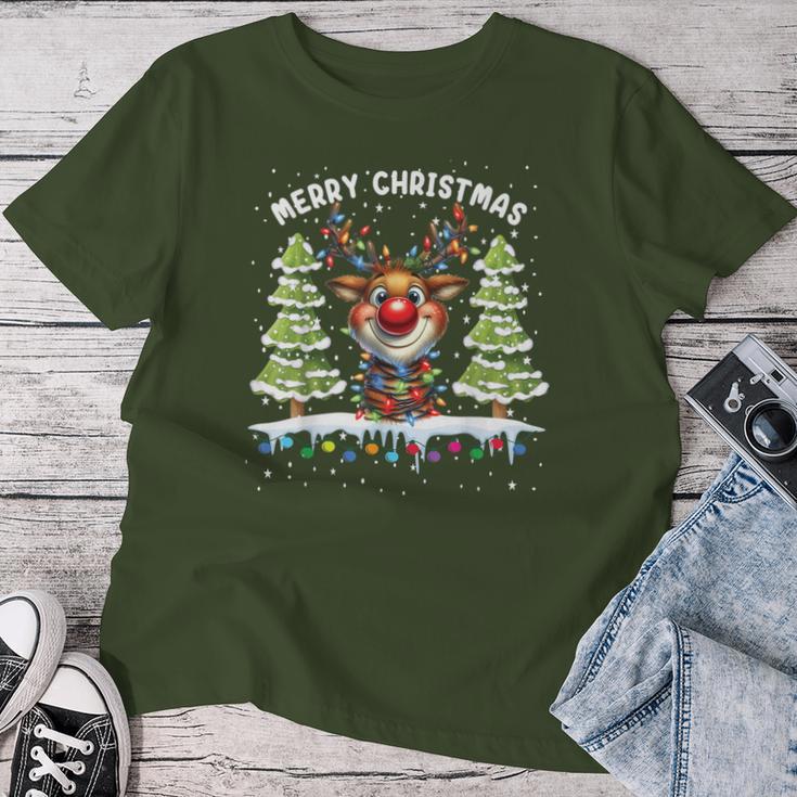 Christmas Women's Idea Santa Claus T-shirt Frauen Lustige Geschenke