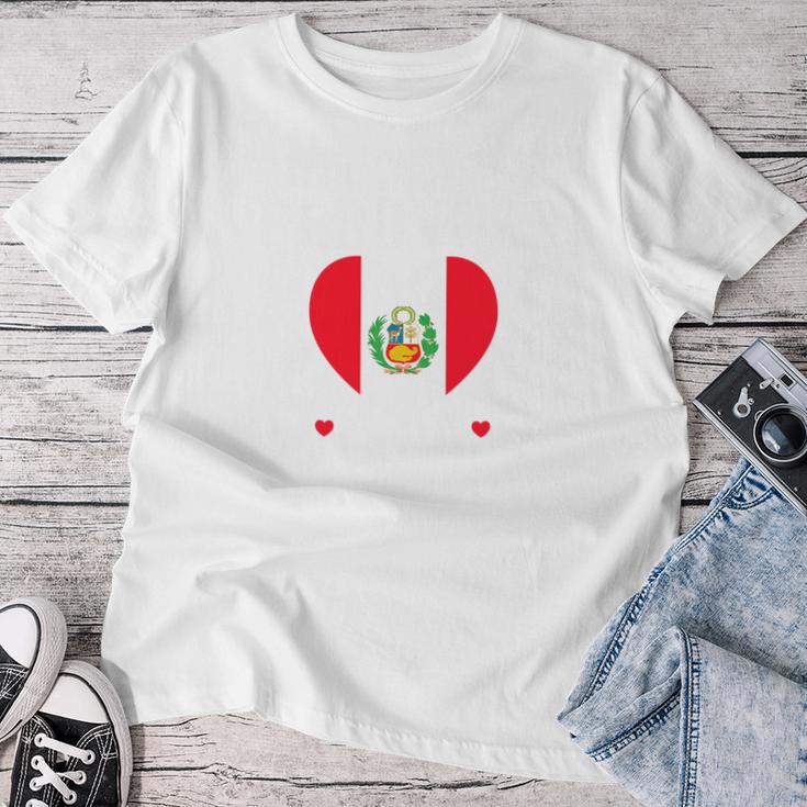 My Girlfriend Is Peruvian Girlfriend Peru Flag T-shirt Frauen Lustige Geschenke