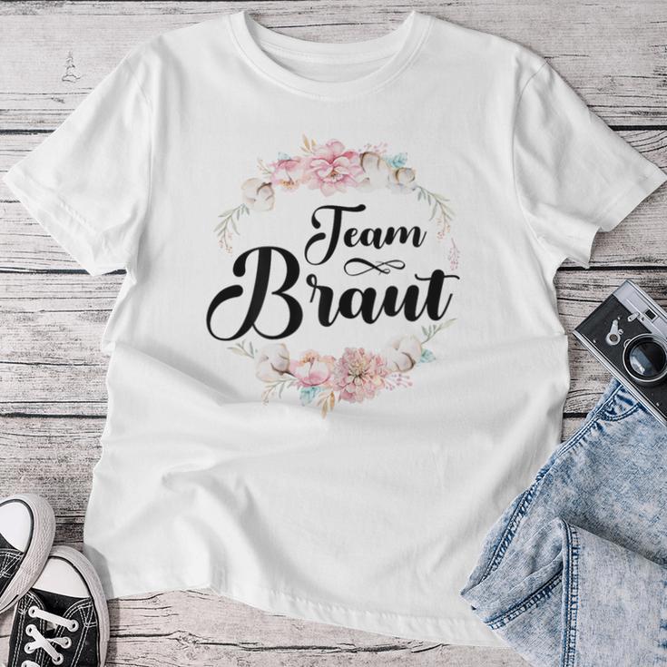 Women's Team Bride Team Bride Jga Poltern T-shirt Frauen Lustige Geschenke