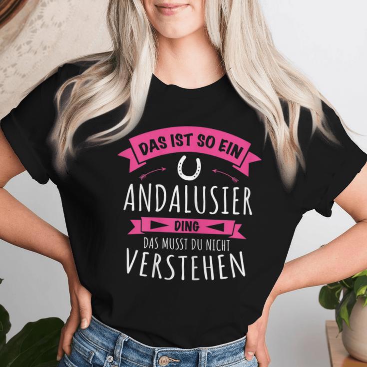 Andalusier Horse Breed Das Ist So Ein Andalusier Ding T-shirt Frauen Geschenke für Sie