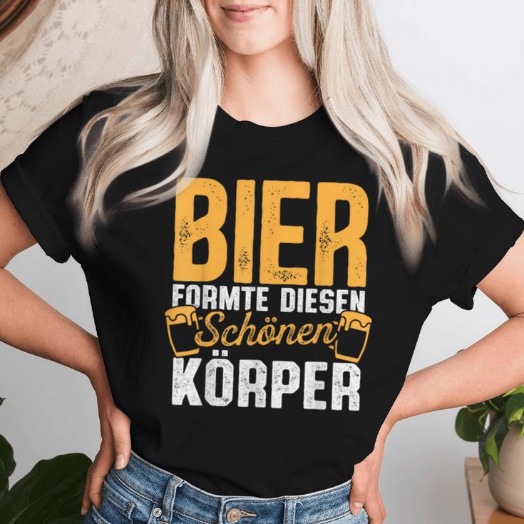 Beer Formte Diesen Schönen Körper Drinking Saying T-shirt Frauen Geschenke für Sie