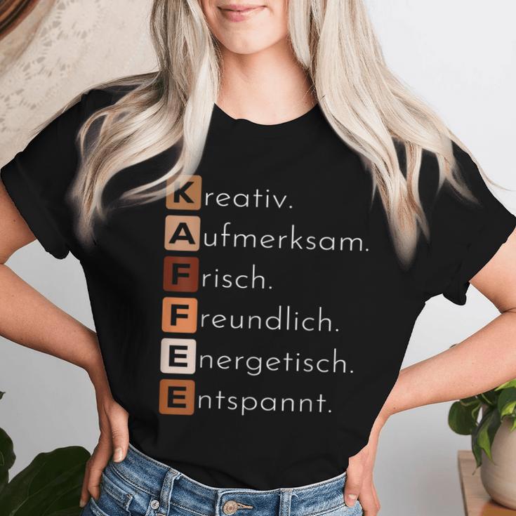 Coffee Lovers Women T-shirt Frauen Geschenke für Sie