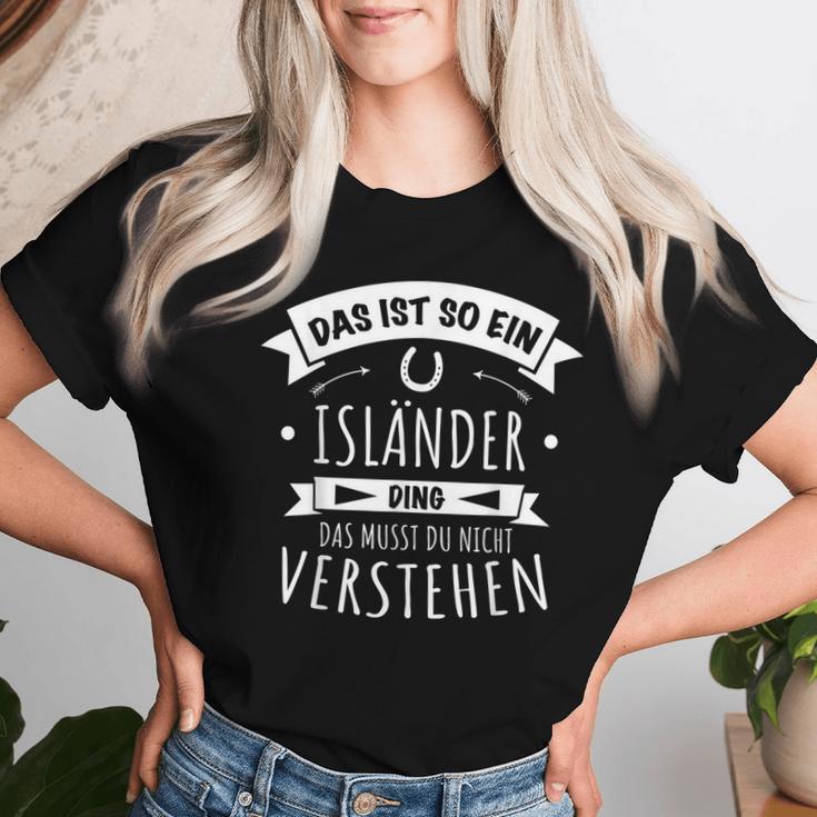 Isi Horse Breed Das Ist So Ein Islander Ding T-shirt Frauen Geschenke für Sie