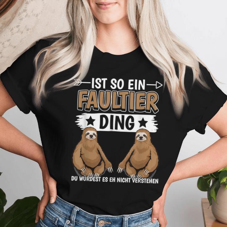 Ist So Ein Slotier Ding Sloths S T-shirt Frauen Geschenke für Sie