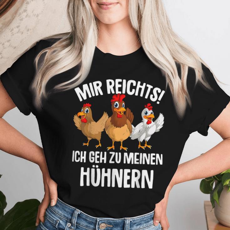 Mir Reichts Ich Geh Zu Mein Hühnern Farmer Chicken T-shirt Frauen Geschenke für Sie