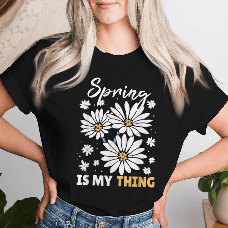 Spring Ist My Ding Daisy T-shirt Frauen Geschenke für Sie