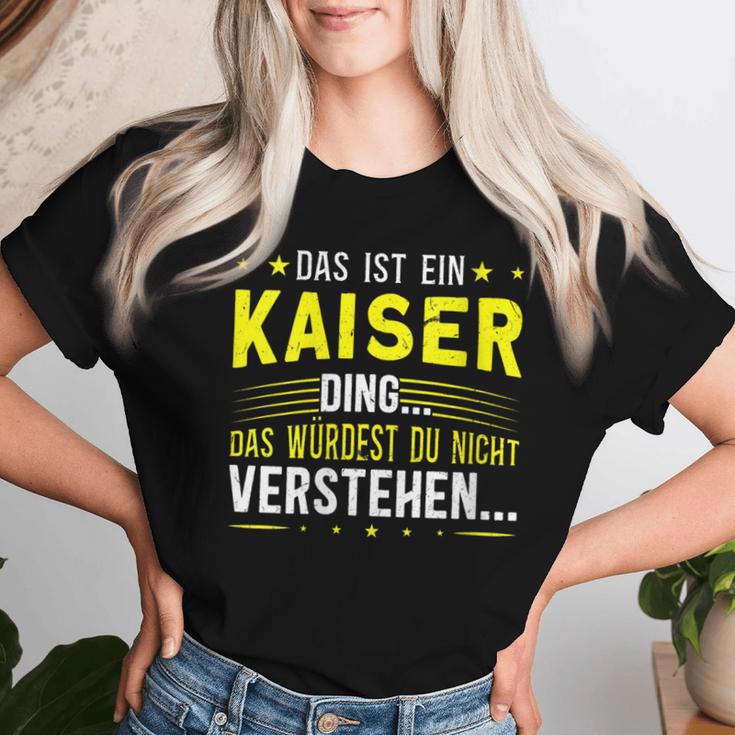 Women's With-Neck Das Ist Ein Kaiser Ding T-shirt Frauen Geschenke für Sie