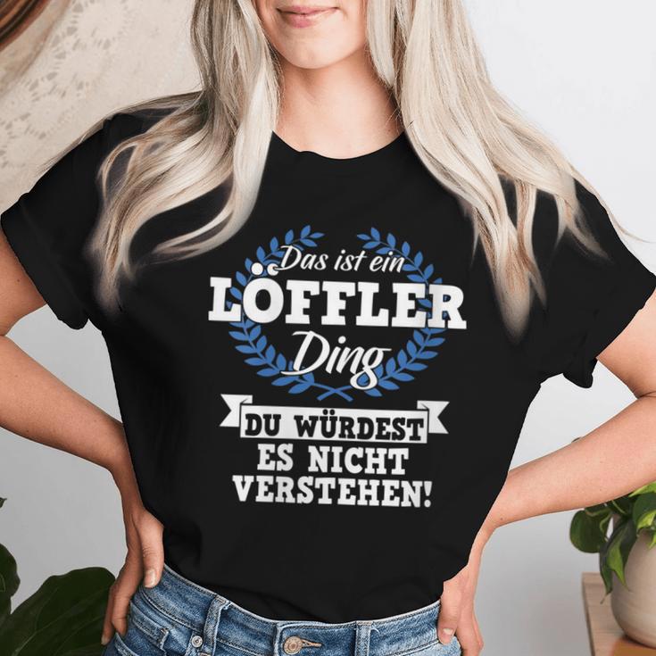 Women's With-Neck Das Ist Ein Löffler Ding Du Würdest Es Nicht Understand T-shirt Frauen Geschenke für Sie