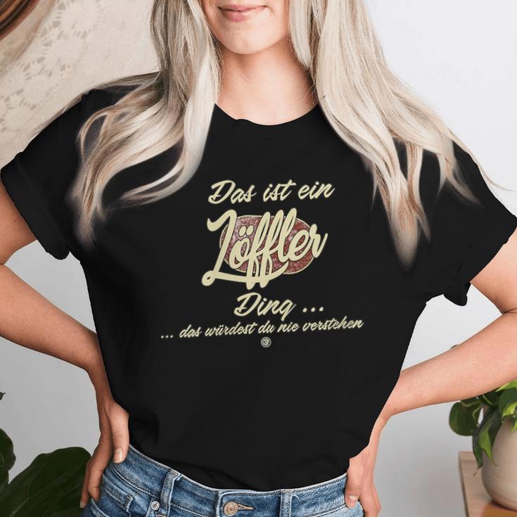 Women's With-Neck Das Ist Ein Löffler Ding Family Löffler T-shirt Frauen Geschenke für Sie