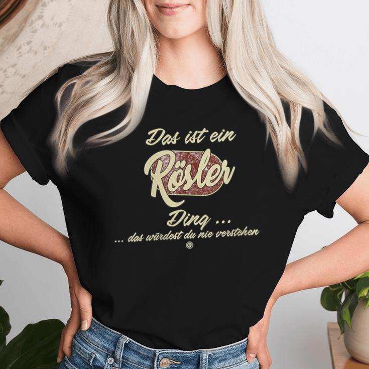 Women's With-Neck Das Ist Ein Rösler Ding S T-shirt Frauen Geschenke für Sie