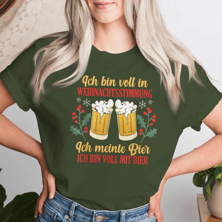 Christmas Beer Drunken Santa Claus T-shirt Frauen Geschenke für Sie