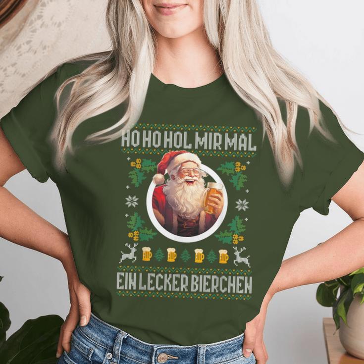 'Ho Ho Hol Mir Mal Ein Lecker Bierchen X Christmas Beer T-shirt Frauen Geschenke für Sie