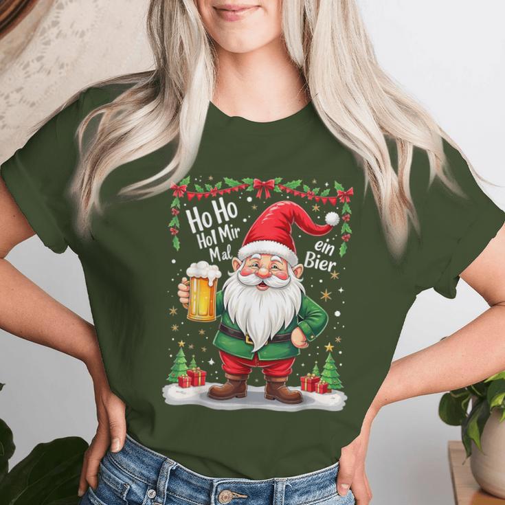 Ho Ho Hol Mir Mal Ein Bier Santa Claus Beer T-shirt Frauen Geschenke für Sie