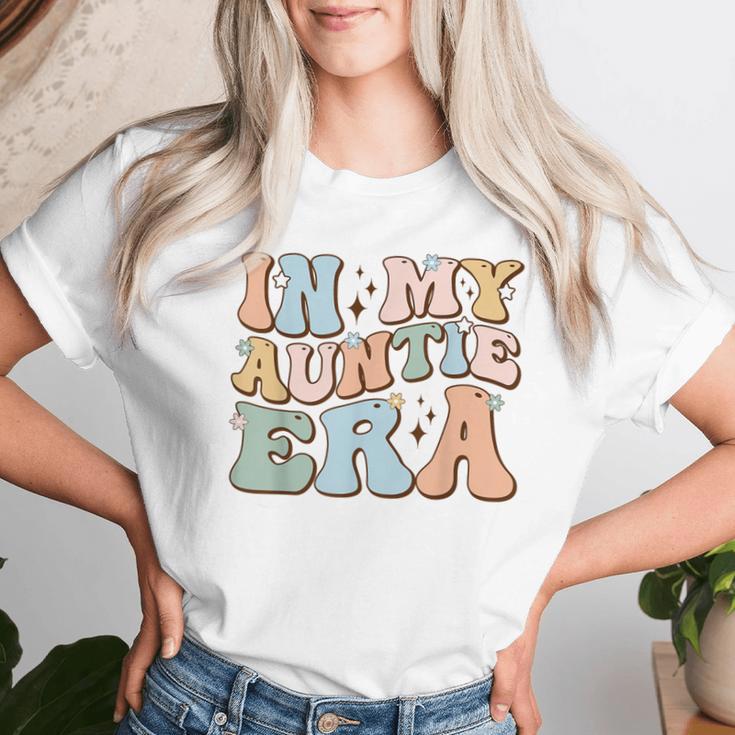 In My Auntie Era Retro Aunt Groovy Cool Tante To Be Best Aunt T-shirt Frauen Geschenke für Sie