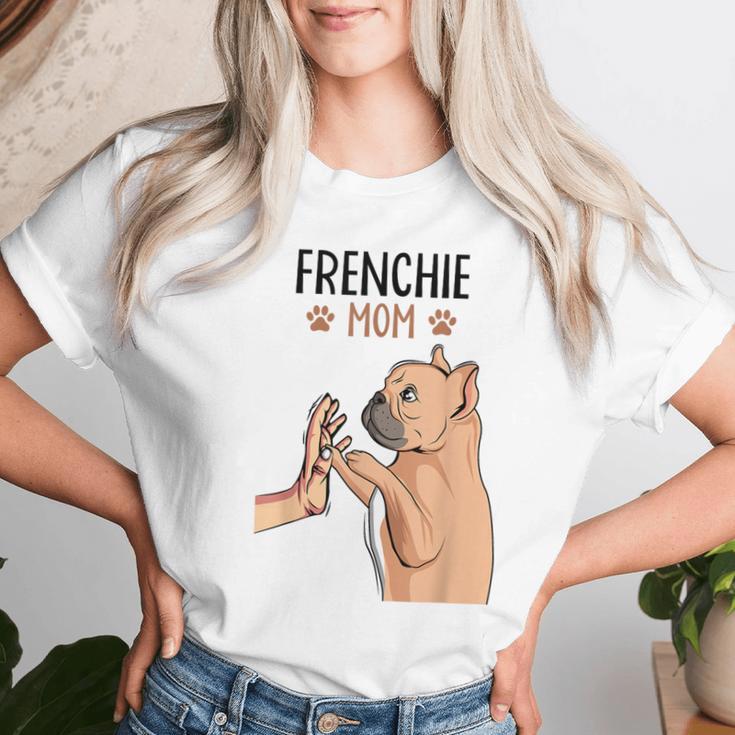 French Bulldog Mama Frenchie Mom Dog Woman T-shirt Frauen Geschenke für Sie