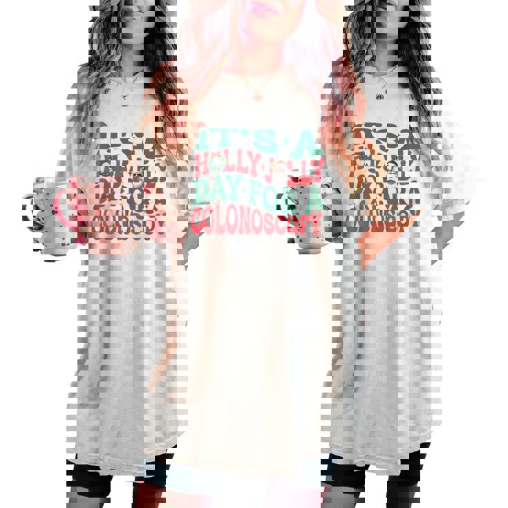 Gi Nurse Christmas Endoscopy Technician Endoscopy Women's Oversized Comfort T-shirt