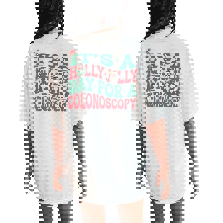 Gi Nurse Christmas Endoscopy Technician Endoscopy Women's Oversized Comfort T-Shirt Back Print