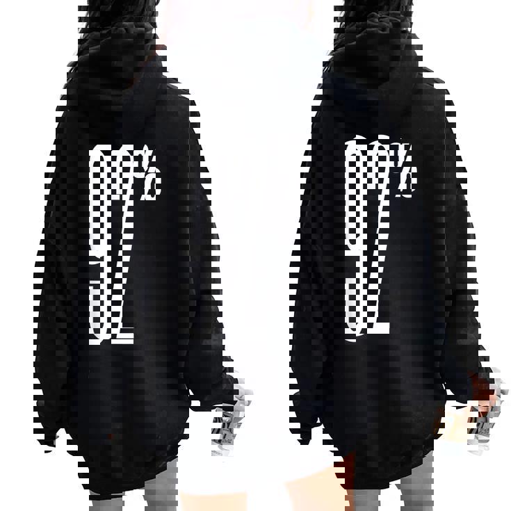 I Am The 92 Club Women Vote Black Women We Are Tired Women Oversized Hoodie Back Print