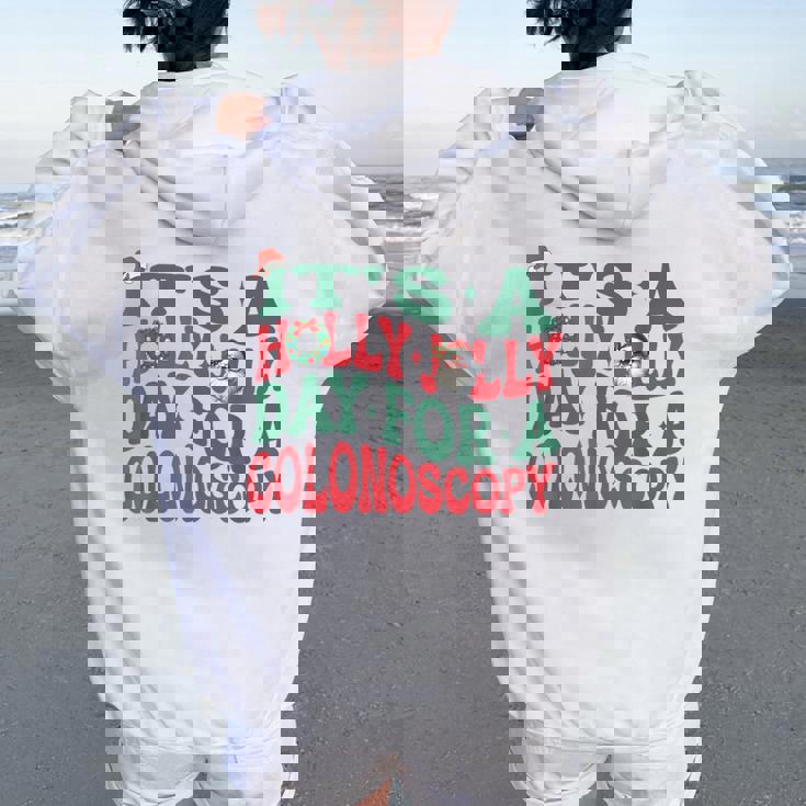 Gi Nurse Christmas Endoscopy Technician Endoscopy Women Oversized Hoodie Back Print