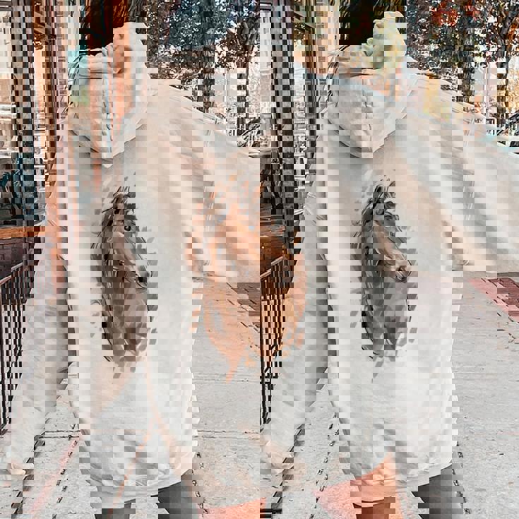 Cavallo Donne Ragazze Cavalli Equestre Maglia A Manica Felpa con