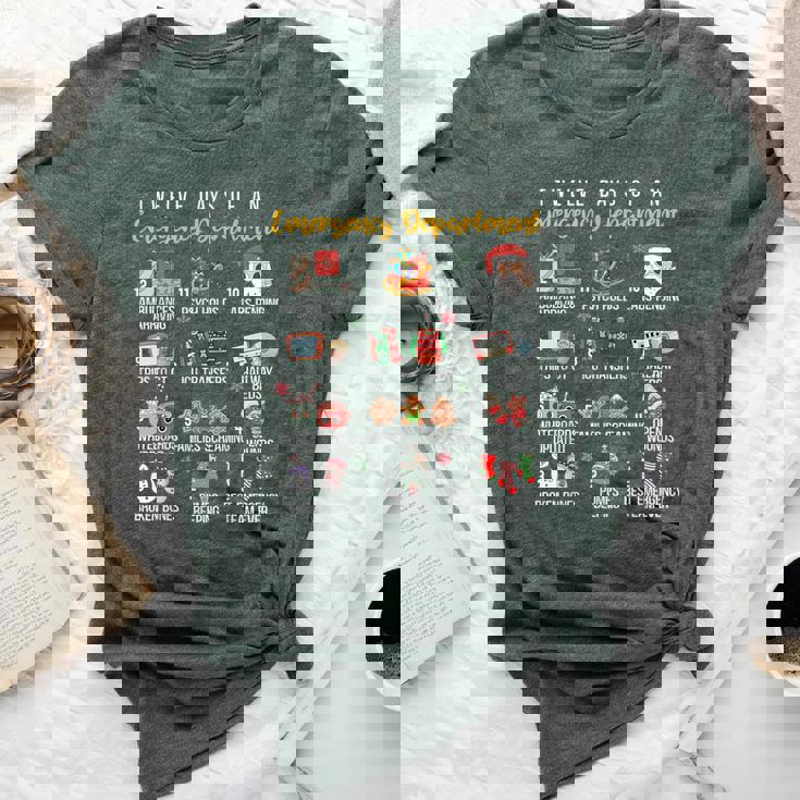 12 Days Of An Emergency Department Er Nurse Christmas Bella Canvas T-shirt