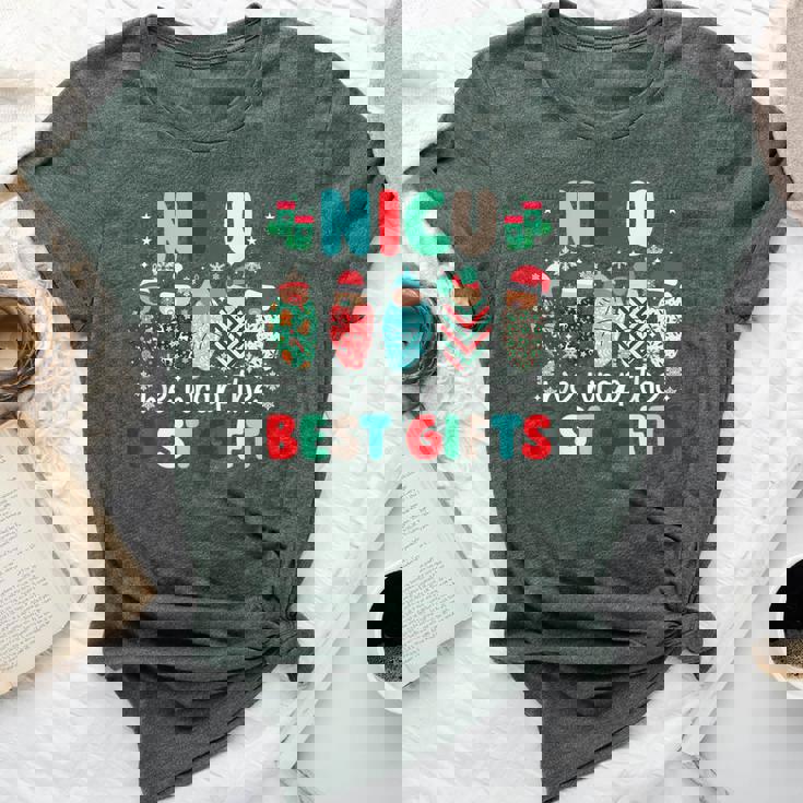 Nicu Christmas Nicu Nurse Xmas Neonatal Intensive Care Unit Bella Canvas T-shirt