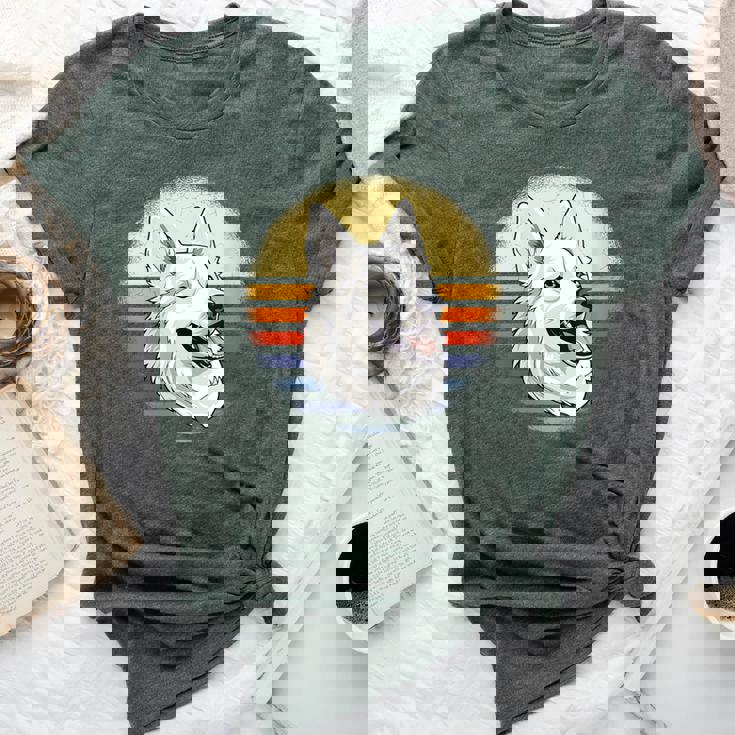 White Shepherd Vintage White German Shepherd Bella Canvas T-shirt