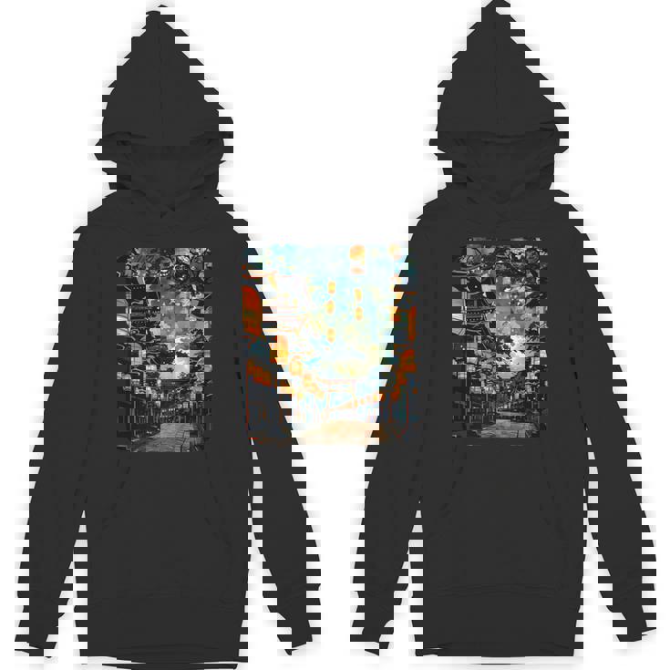 Cool Japanese Lantern Festival Premium Unisex Hoodie