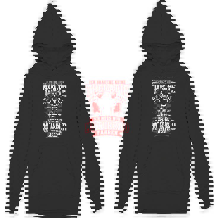 Motorrad Superbike Chopper Therapie Kapuzenpullover
