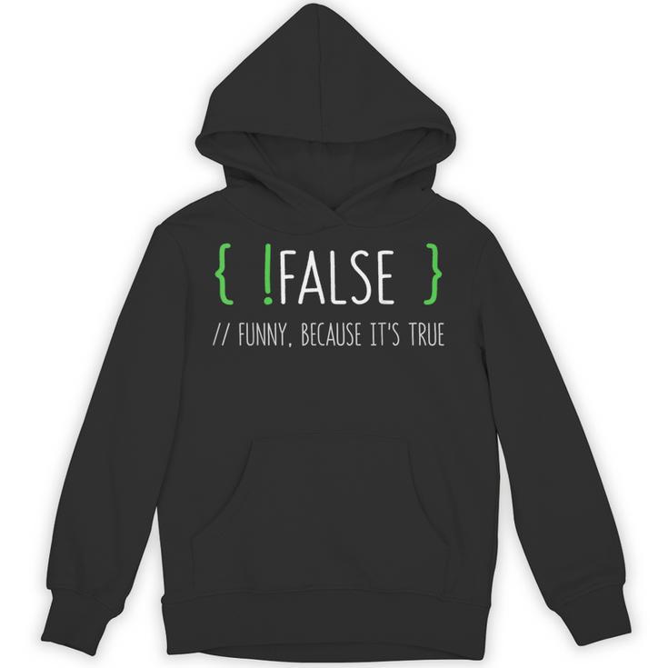 Programmer Computer Engineer False Programming Coding Unisex Hoodie ...