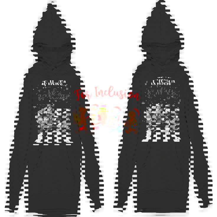 Tis The Season For Inclusion Xmas OT PT SLP Therapy Holiday Unisex Hoodie