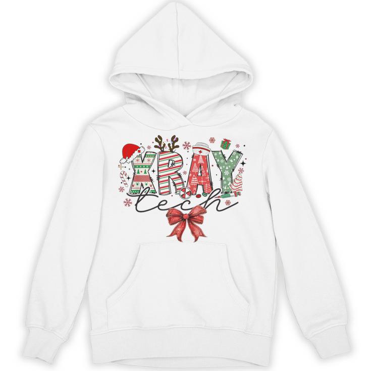 Xray Tech Christmas Coquette Bow Rad Tech Radiology Unisex Hoodie
