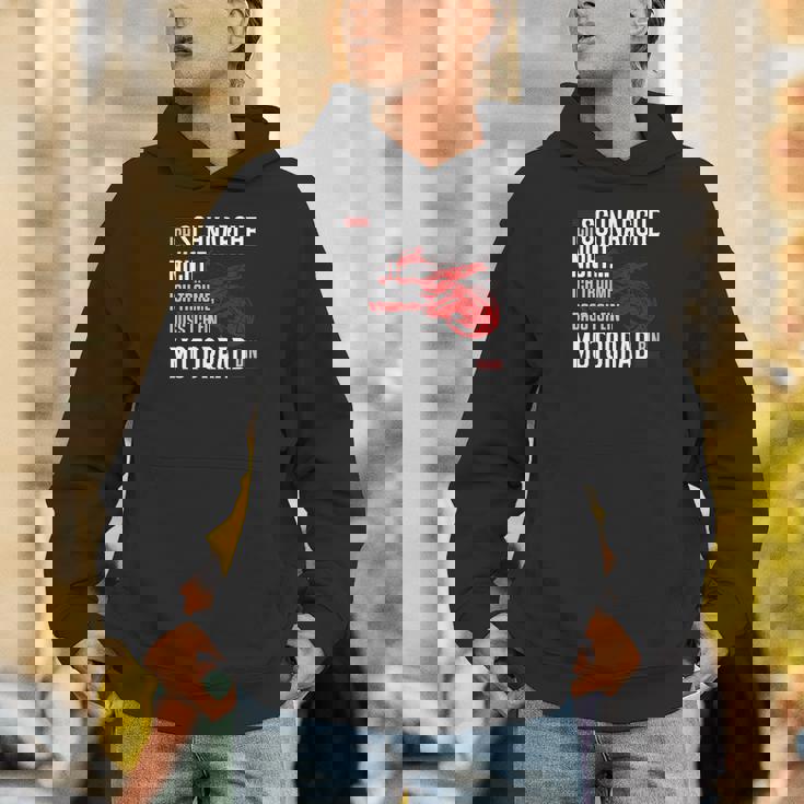 Motorrad Schnarche PremiumBio Kapuzenpullover