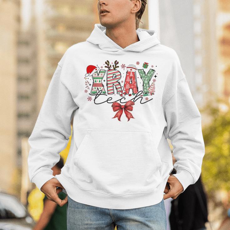 Xray Tech Christmas Coquette Bow Rad Tech Radiology Unisex Hoodie