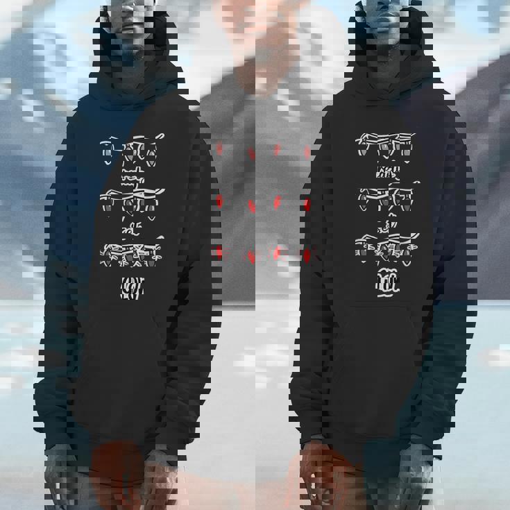 Christmas Tee Pun Ready Set Glow Xmas Unisex Hoodie