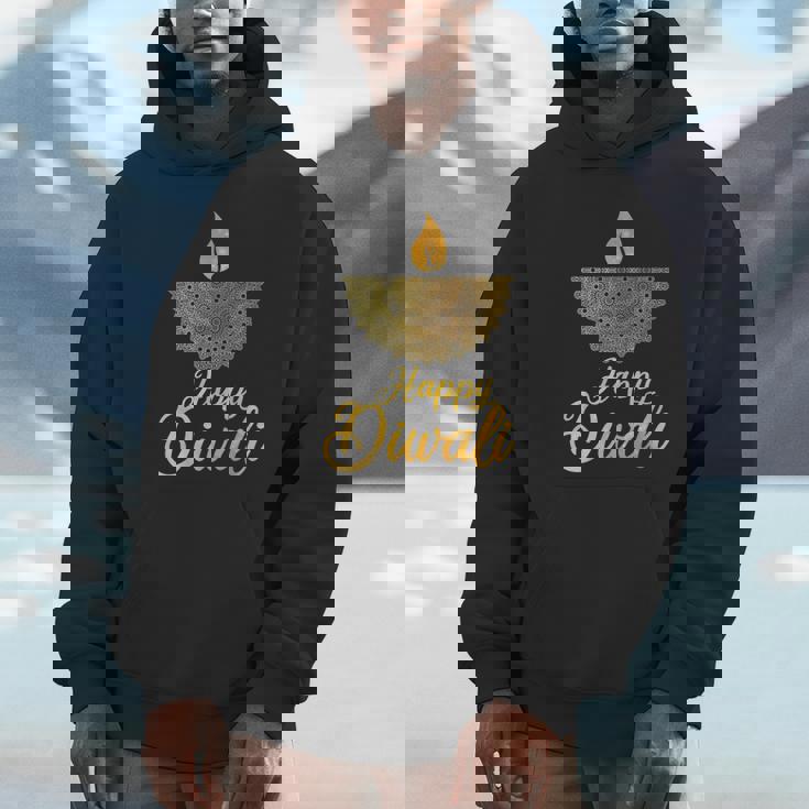 Happy Diwali Lantern Festival Lights Hindu Diya Deepavali Unisex Hoodie