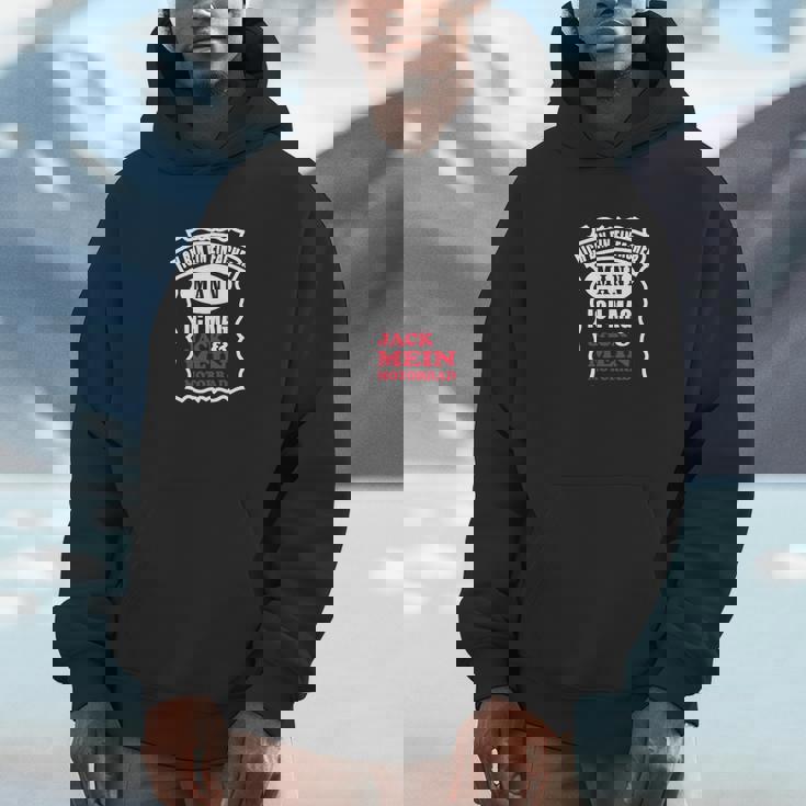 Mann Ich Mag Jack & Mein Motorrad Kapuzenpullover