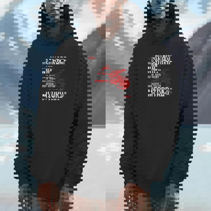 Motorrad Schnarche PremiumBio Kapuzenpullover