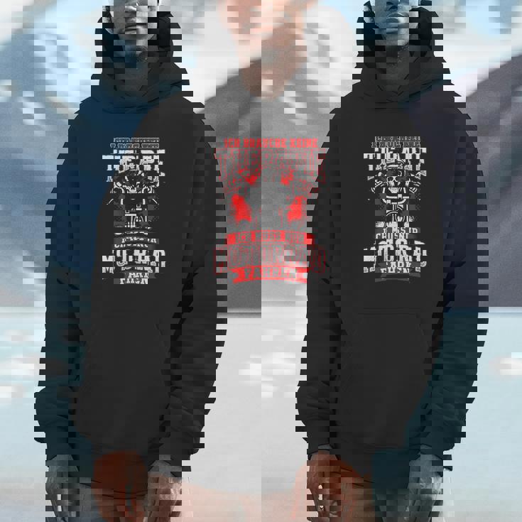 Motorrad Superbike Chopper Therapie Kapuzenpullover