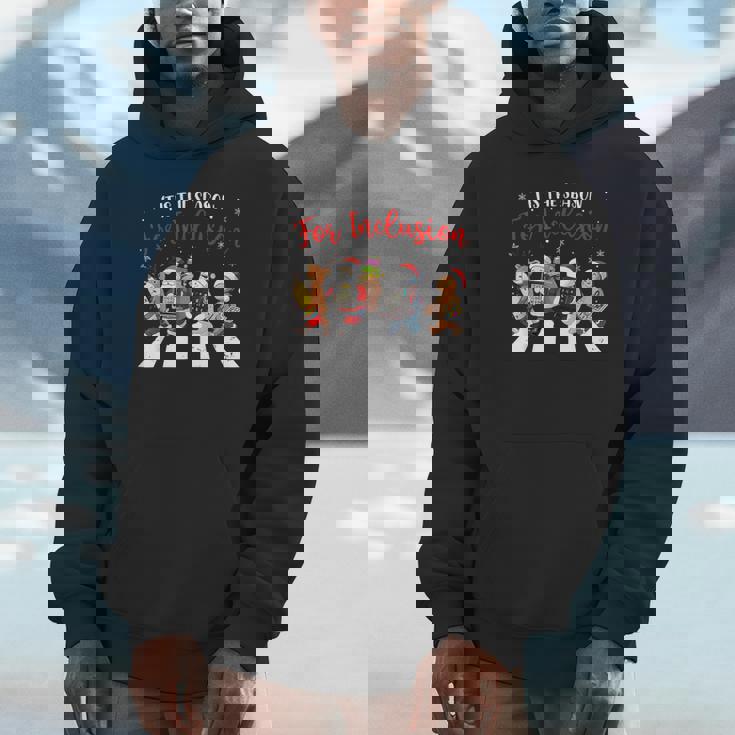 Tis The Season For Inclusion Xmas OT PT SLP Therapy Holiday Unisex Hoodie