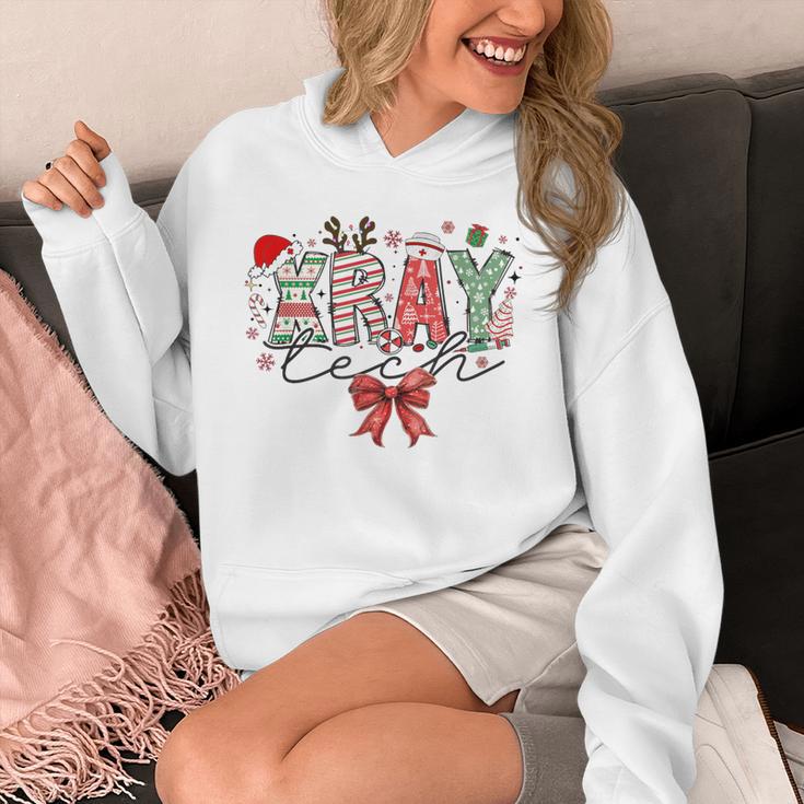 Xray Tech Christmas Coquette Bow Rad Tech Radiology Unisex Hoodie