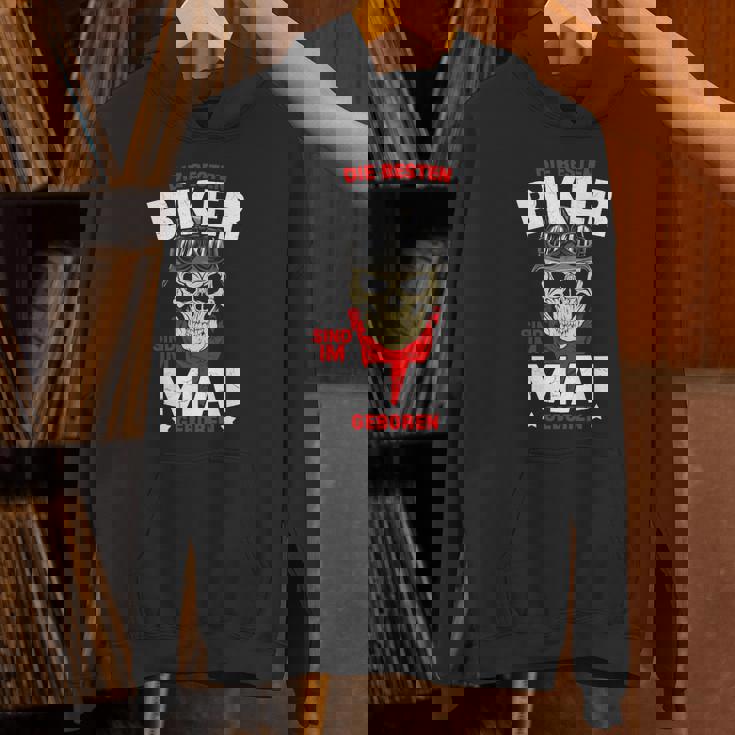 Die Besten Biker Sind Im Mai Geboren Kapuzenpullover