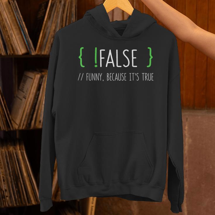 Programmer Computer Engineer False Programming Coding Unisex Hoodie ...