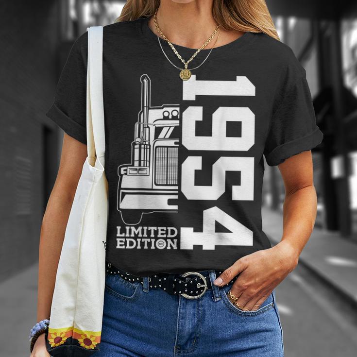 70 Jahre Trucker 1954 Lkw Fahrer 70 Geburtstag T-Shirt Geschenke für Sie