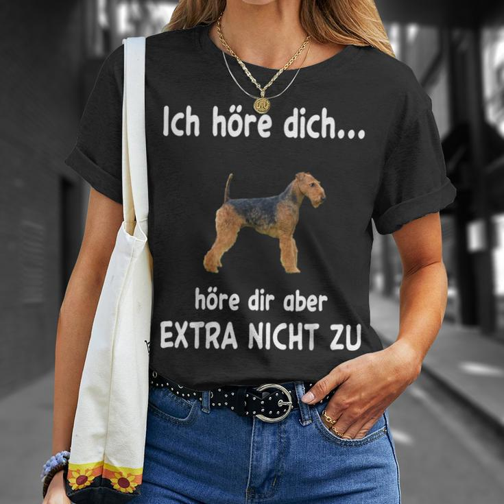 Airedale Terrier Hund Airedale Terrier S T-Shirt Geschenke für Sie