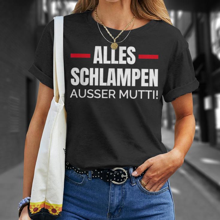 Alles Schlampe Ausser Mutti Provokative Humour T-Shirt Geschenke für Sie