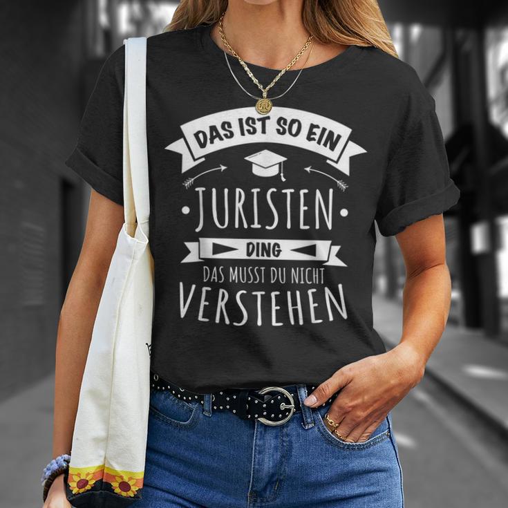 Anwalt Rechtsanwalt Richter Das Ist So Ein Juristen Ding T-Shirt Geschenke für Sie